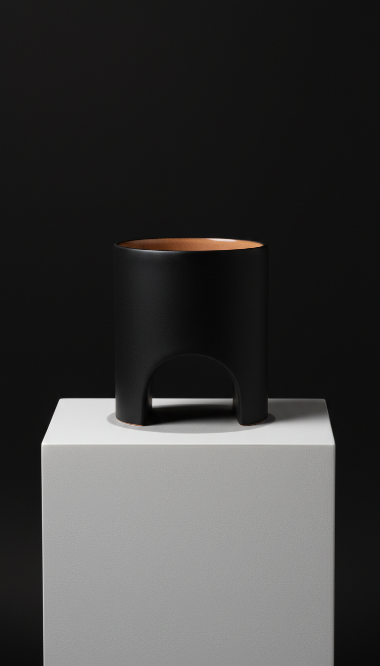 Arc Cup in Obsidian Black