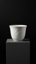 Ripple Cup in Porcelain White